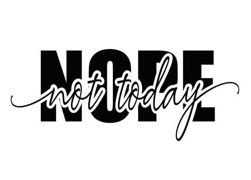 Motiv " NOPE " ArtNr.: DAL